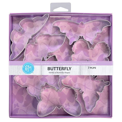 Buy R&M International 1922 Butterfly Cookie Cutters, Assorted Sizes, 7 ...