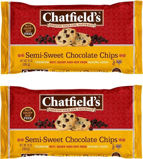 Amazon.com: Chatfields Semi-Sweet Chocolate Chips, Nut Dairy and Soy ...