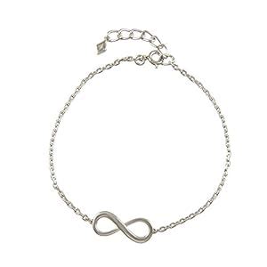 Buy FOURSEVEN Jewellery 925 Infinity Bracelet 925 Sterling Silver ...