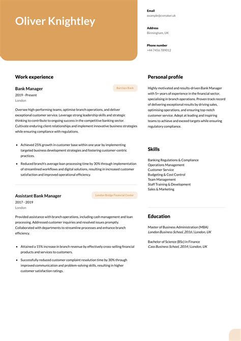 Image result for Good CV Examples