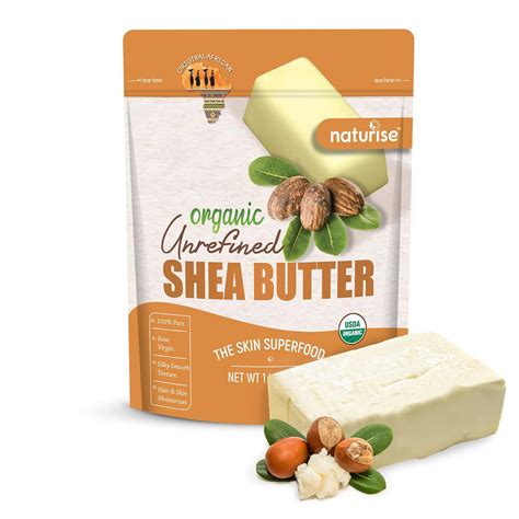 Amazon.com : Naturise - African Shea Butter Raw Organic, Pure Shea ...