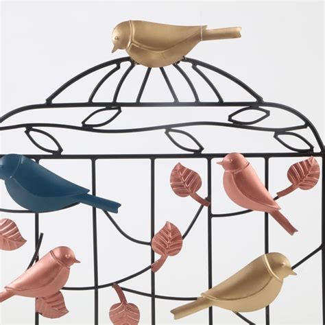Buy Iliano Metal Open Cage Wall Accent from Home Centre at just INR 799.0