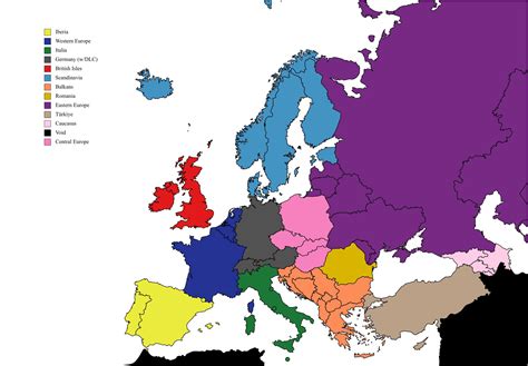 Regional Map of Europe 的图像结果