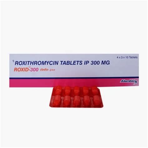 Roxithromycin Tablets - PHARMIKA INDIA PVT LTD.