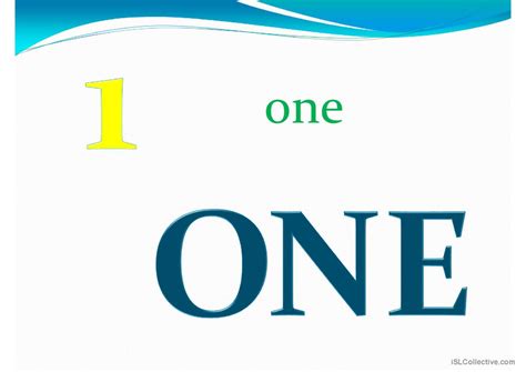 Numbers 1-10: Français FLE powerpoints