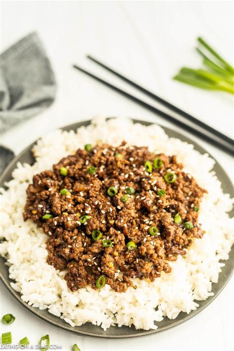 Ground Beef Teriyaki - Eating on a Dime