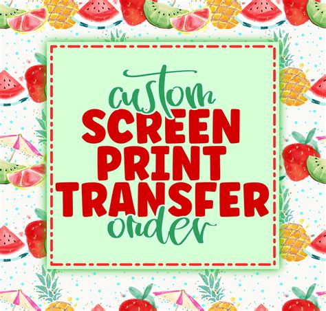 Image result for Order Screenprint Transfers