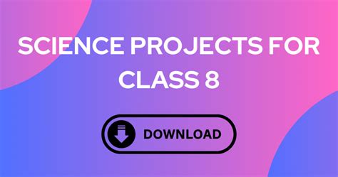 Science Project Class 8 的图像结果