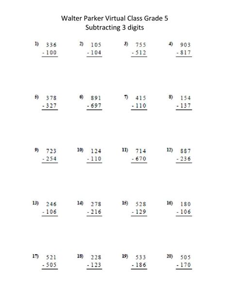3rd Grade Math Worksheets 的图像结果
