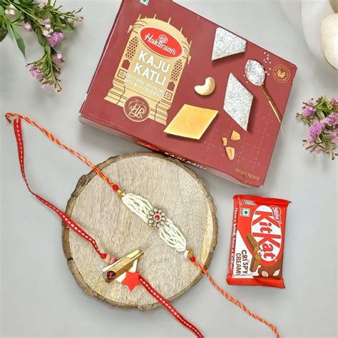 Send Pearl Betel Bliss Rakhi Online