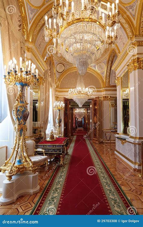 Grand Kremlin Palace Enfilade Stock Photo - Image of enfilade, government: 29703308