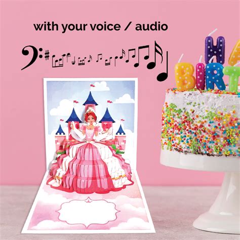 Princess Doll 3D Musical Birthday Card – Gift for Girls | Designarium