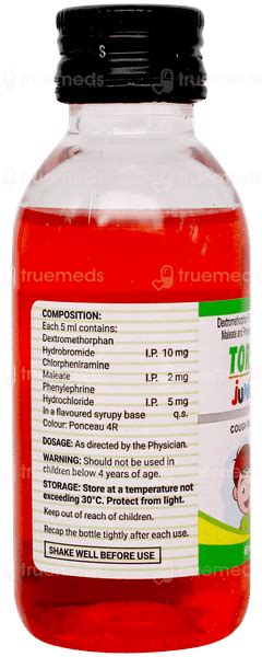 Torex Syrup 60 Ml - Uses, Side Effects, Dosage, Price | Truemeds