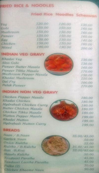 Menu at Arusuvai Chettinad, Chennai, 3/245