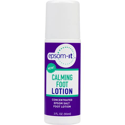 Epsom-It Foot Rollerball - Epsom Salt Lotion for Discomfort