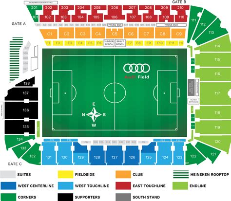 Audi Field Seating Chart | Portal.posgradount.edu.pe