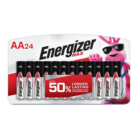 Energizer Aa Batteries Max Double Aa Battery Alkaline 24 Count ...
