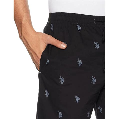 US Polo Black Pyjama Lower Night wear for Men – Stilento