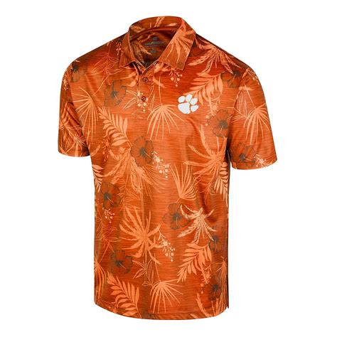 Colosseum Clemson Tigers Palms Team Polo | Academy