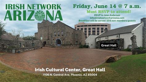 Irish Networking Breakfast, Irish Cultural Center and McClelland ...