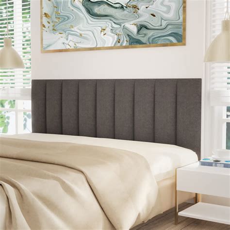 Tbfit Upholstered Wall Mounted Headboard, Soundproof Peel and Stick ...