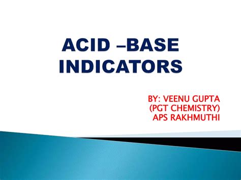 Image result for Acid-Base Indicators Examples
