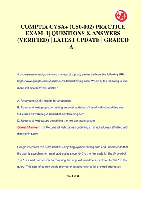 Image result for Cy002 CompTIA Simulation Questions