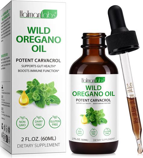 Amazon.com: Oregano Oil Organic Liquid Drops - 6 Month Supply Oil of ...