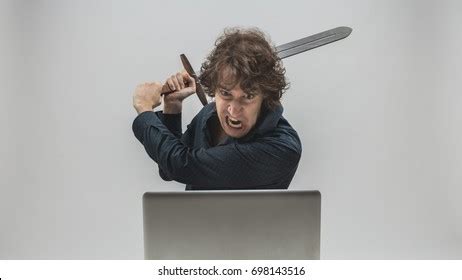 Image result for Angry Guy Destroy Computer