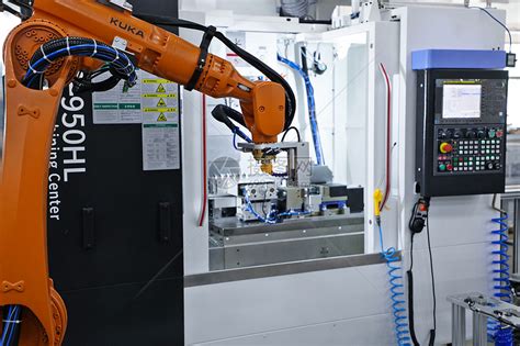 智能制造之工业机器人机床高清图片下载-正版图片501744627-摄图网