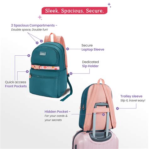 Buy Genie Maple 21L Dark Green Laptop Backpack Online