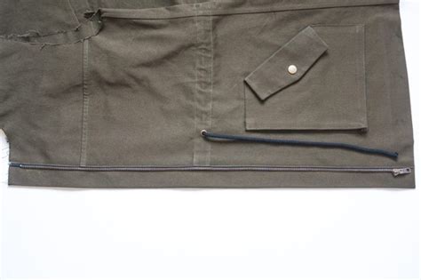 Image result for Jacket Zipper Placket Tutorial