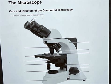 Image result for Compound Microscope with Label