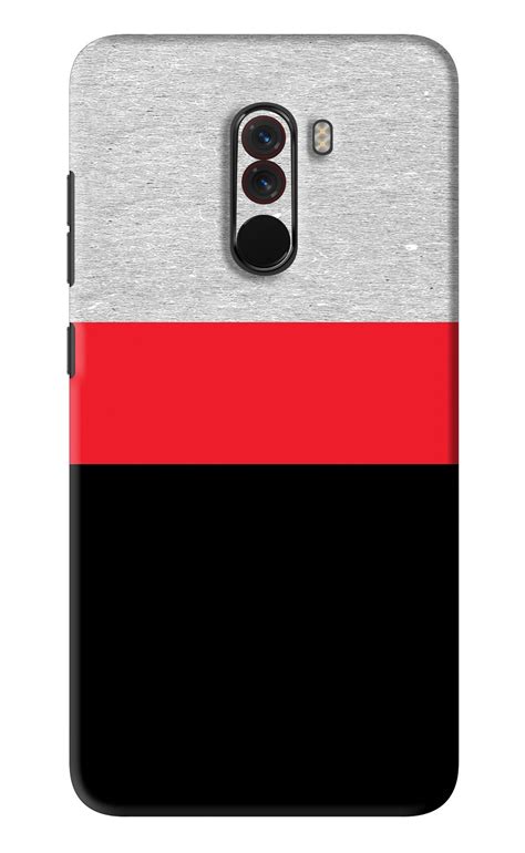 Tri Color Pattern Poco F1 Back Skin Wrap | Only Rs.149 – SkinLelo