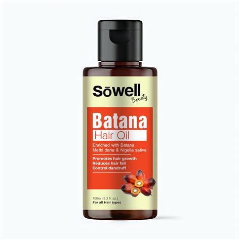 Buy Sowell Batana Hair Oil – 100% Pure, Organic, and Natural Treatment ...