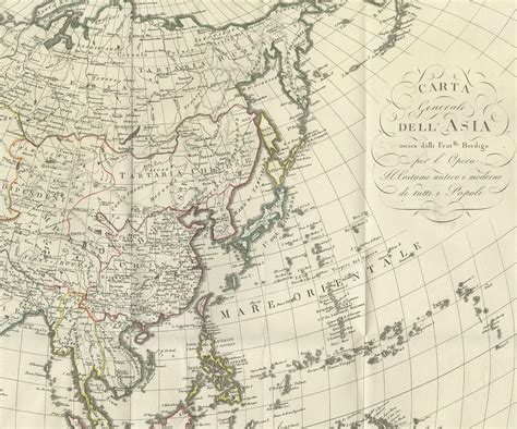Antique Map of Asia by Ferrario '1815' For Sale at 1stDibs | world map 1815, map of asia 1815 ...