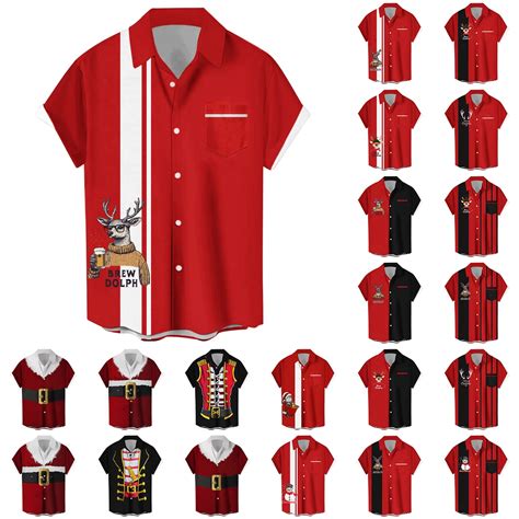 QATAINLAV Lightning Deals Of Today Big and Tall Christmas T-Shirts for ...