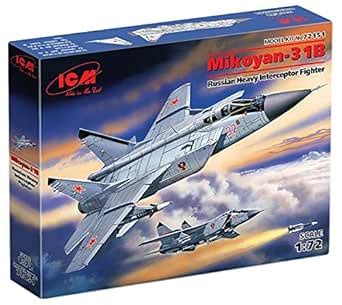 Buy ICM Models MiG-31B Russian Interceptor Fighter Building Kit Online ...