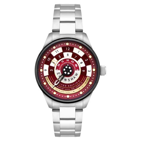 Earnshaw Staunton Chess Set Automatic Bishop Red – The Watch Factory
