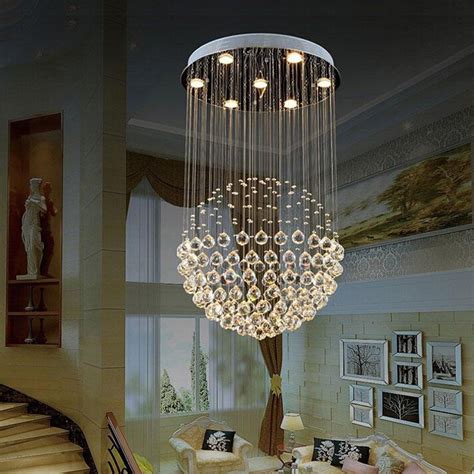 客厅水晶吊灯款式类型介绍-维意定制家具商城