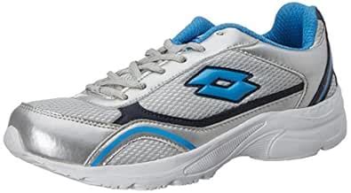 Buy Lotto Men's Silver, Navy and Blue Running Shoes - 10 UK/India (44 ...