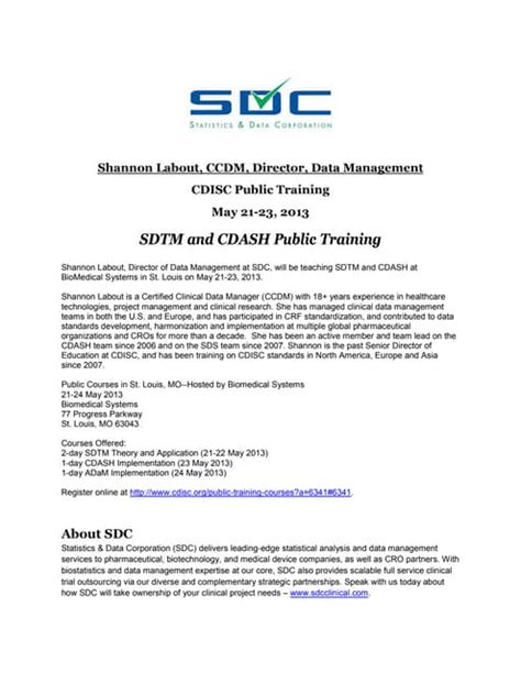 Image result for CDISC SDTM Training