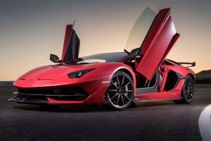 Lamborghini Aventador SVJ Sports Car Matte Finish Poster Paper Print ...