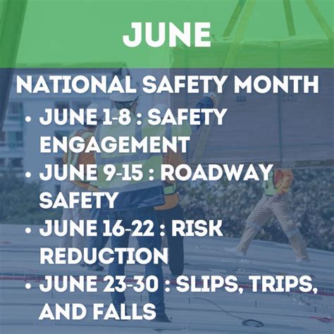 Monthly Safety Topic Calendar - Maximize Your Safety Meetings