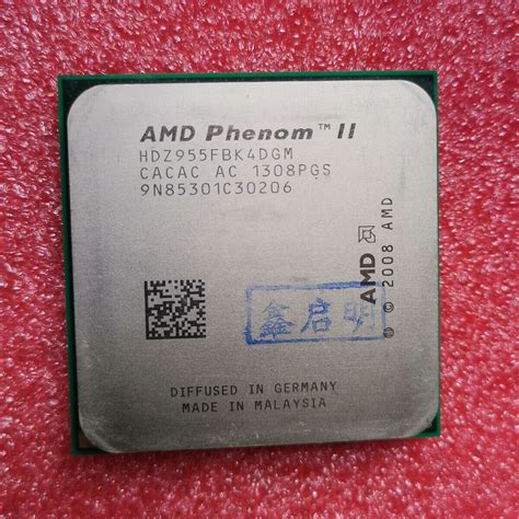 AMD Phenom II X4 955 HDX955WFK4DGM AMD 955 X955 95W 95W Quad Core AM3 ...