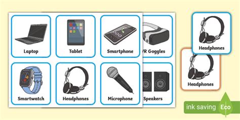 Digital Devices Matching Activity (teacher made) - Twinkl