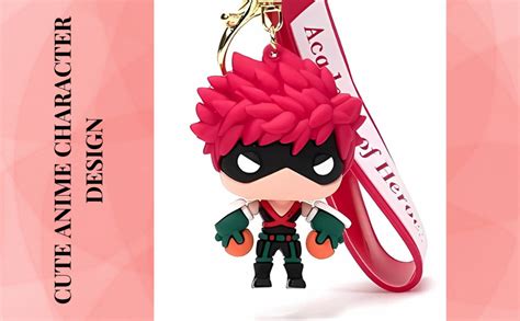 DAIYAMONDO MHA Anime Character Anime Cute Silicon 3D Rubber Keychain ...
