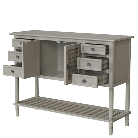 Buy Retro Style Sideboard Console Table, Free Standing Kitchen Storage ...