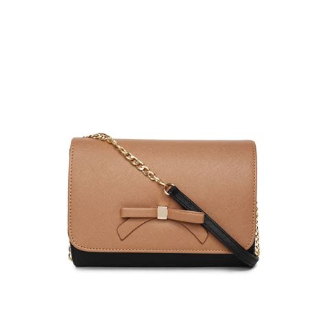 Buy Toniq Brown Li'L Bow Sling Bag Online