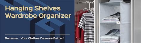 Homestrap Non Woven 4 Shelf/Compartment Closet Cloth Hanging Organizer ...